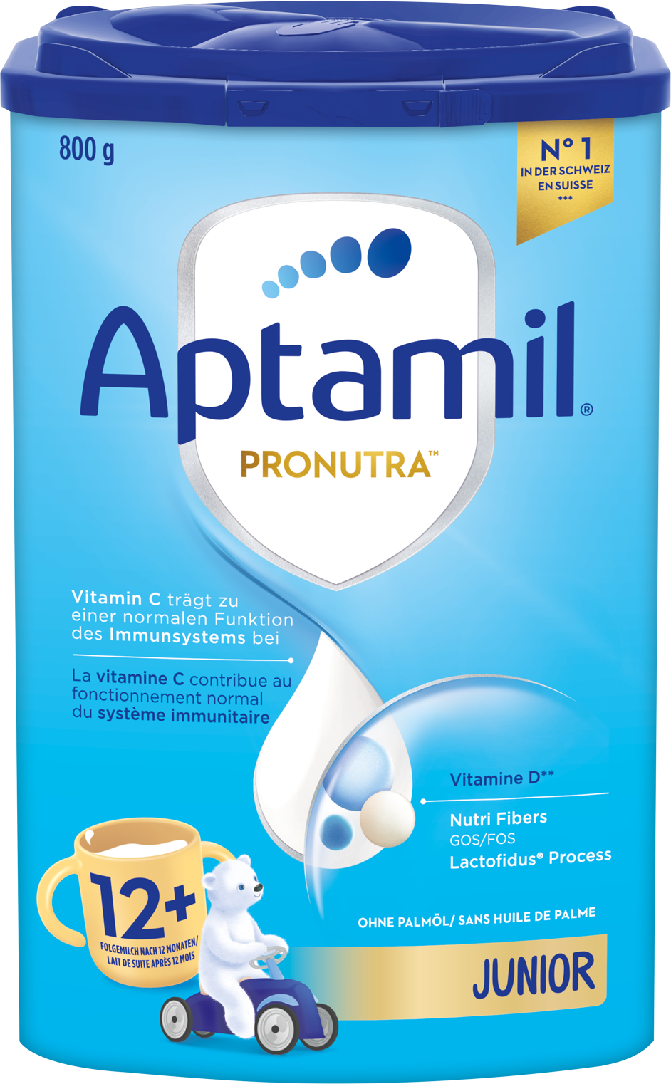 Aptamil Pronutra Junior 12+ 800g POF CH Packshot