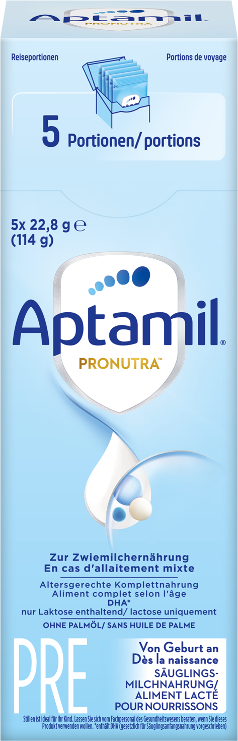 Aptamil Pronutra Pre Box 5x23g POF CH Packshot