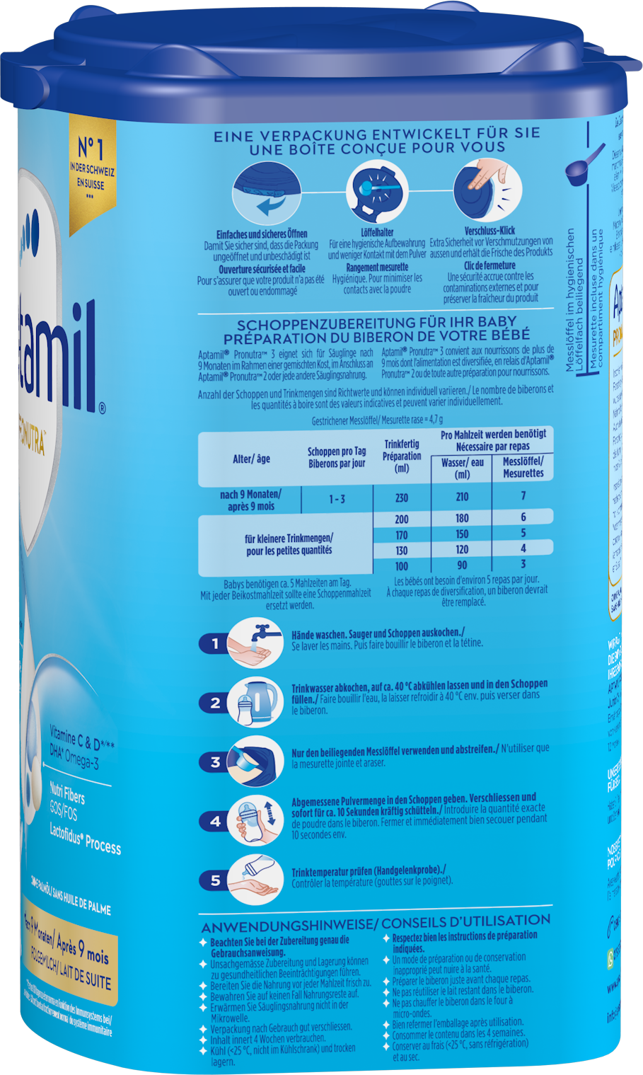 Aptamil Pronutra 3, Folgemilch