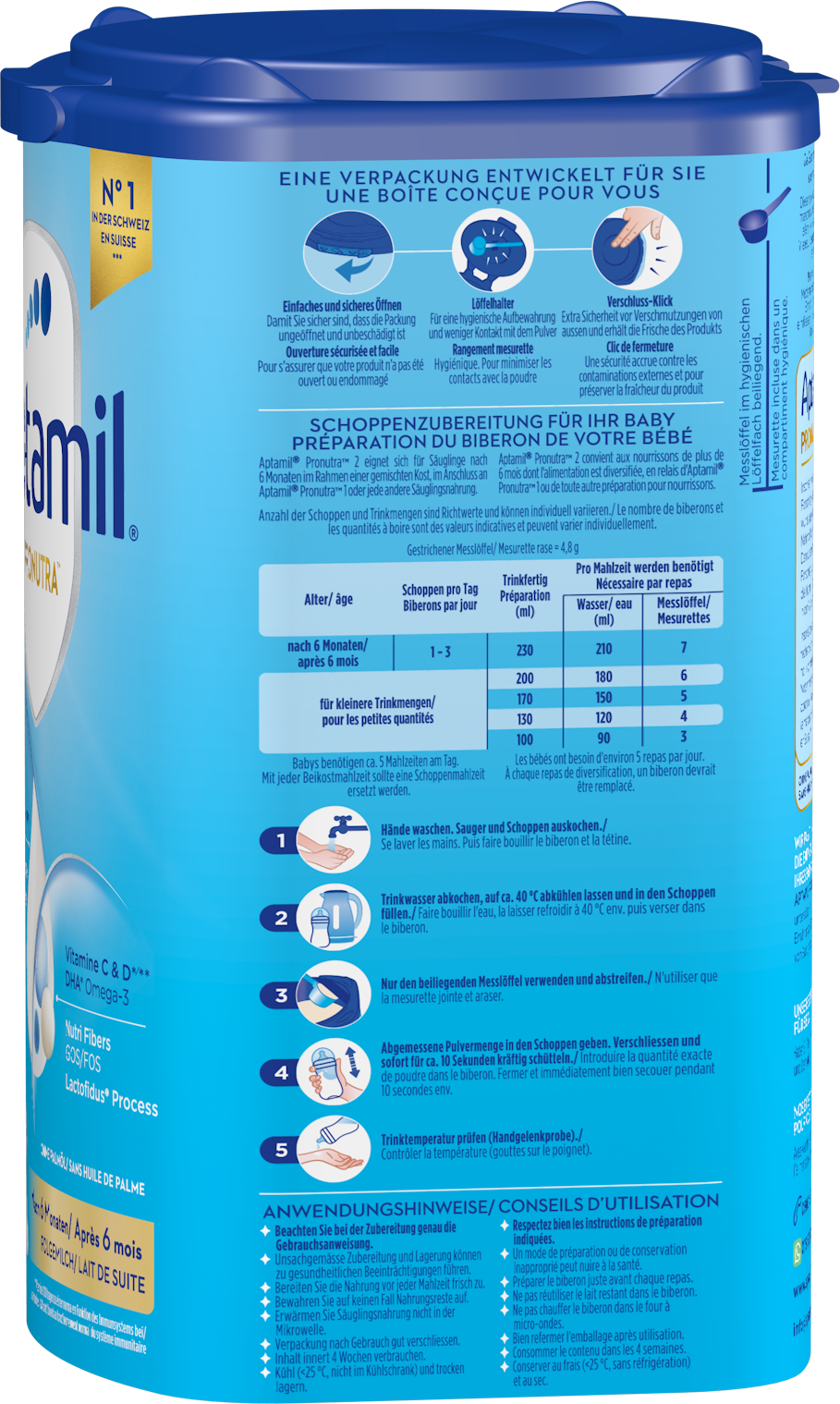 Aptamil Pronutra 2, latte di proseguimento