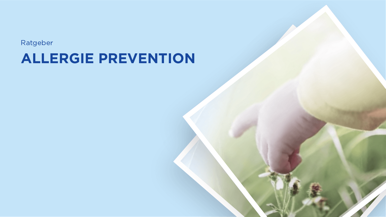 Babys Hand: Allergie Prevention